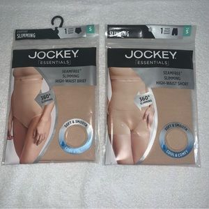 Women’s S JOCKEY (1) High-Waist Slimming Short & (1) High Waist Brief LOT of 2